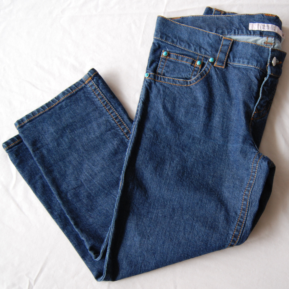 RED Valentino Cropped Lightweight Denim